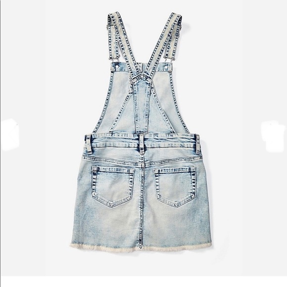 Acid Wash Button Up Skirtall - Picture 2 of 15